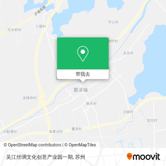 吴江丝绸文化创意产业园一期地图