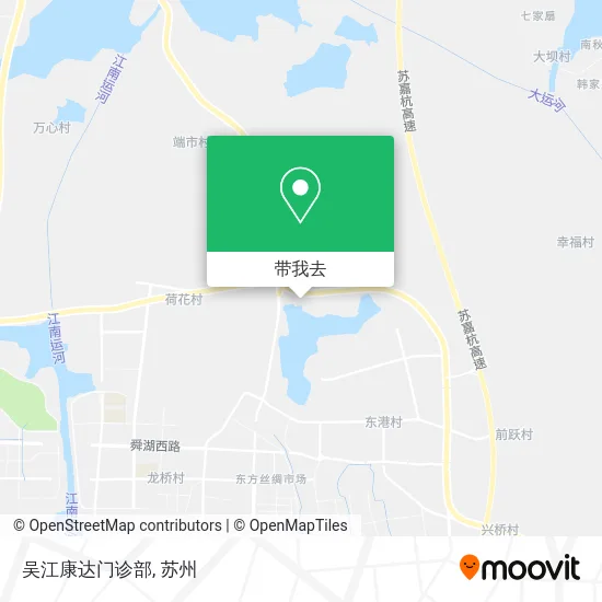 吴江康达门诊部地图