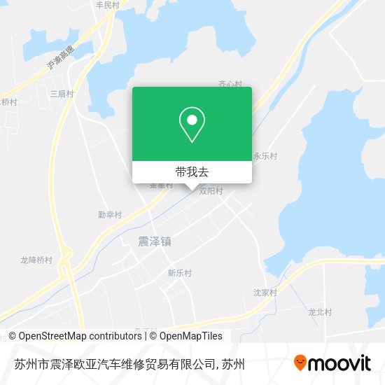 苏州市震泽欧亚汽车维修贸易有限公司地图