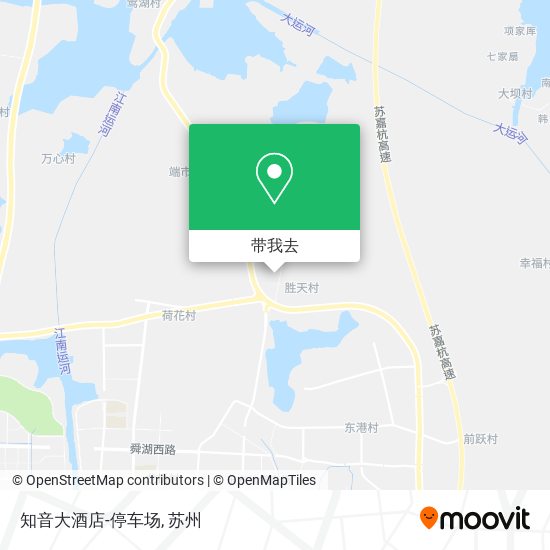知音大酒店-停车场地图