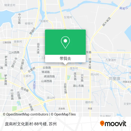 庞南村文化新村-88号楼地图