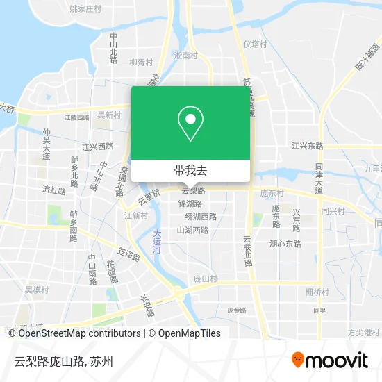 云梨路庞山路地图