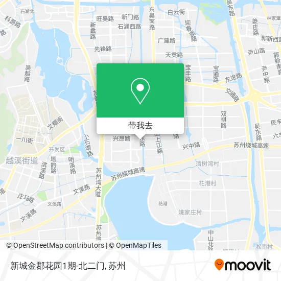 新城金郡花园1期-北二门地图