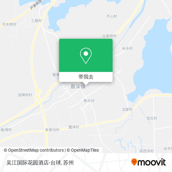 吴江国际花园酒店-台球地图