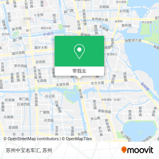苏州中宝名车汇地图