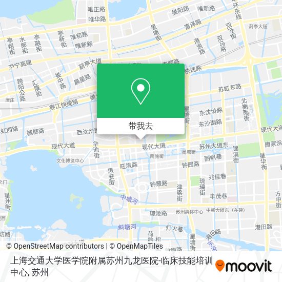 上海交通大学医学院附属苏州九龙医院-临床技能培训中心地图