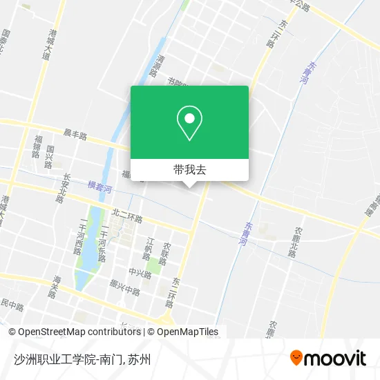 沙洲职业工学院-南门地图