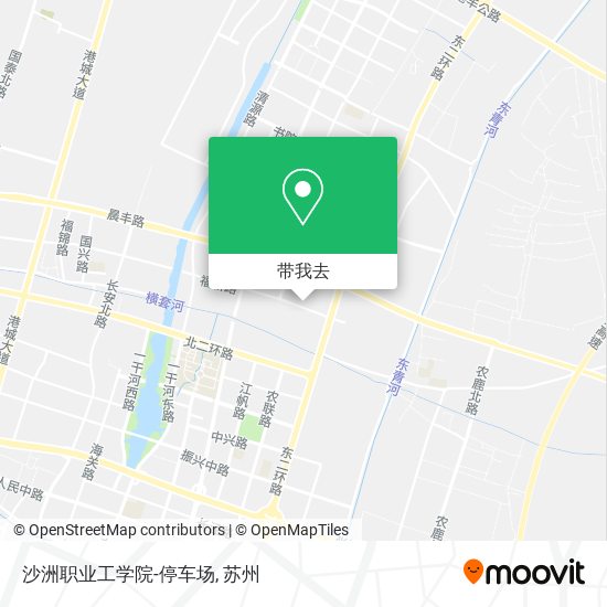 沙洲职业工学院-停车场地图