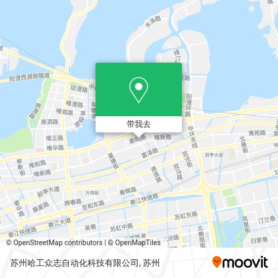 苏州哈工众志自动化科技有限公司地图