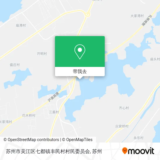 苏州市吴江区七都镇丰民村村民委员会地图