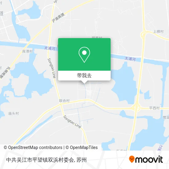 中共吴江市平望镇双浜村委会地图