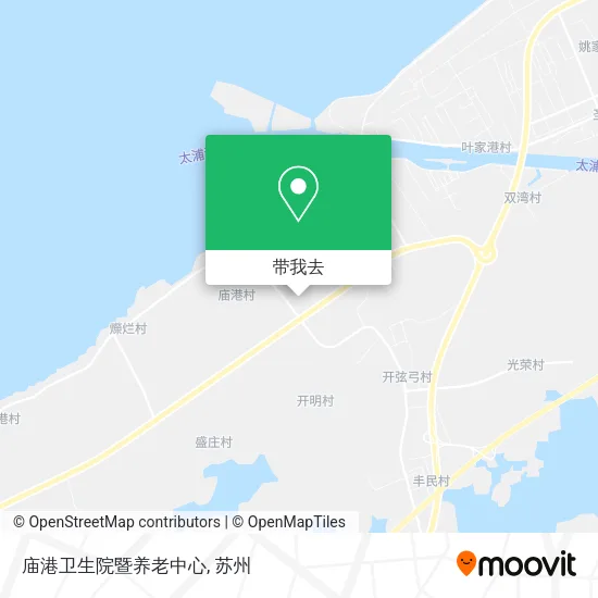 庙港卫生院暨养老中心地图