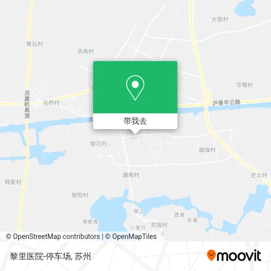 黎里医院-停车场地图