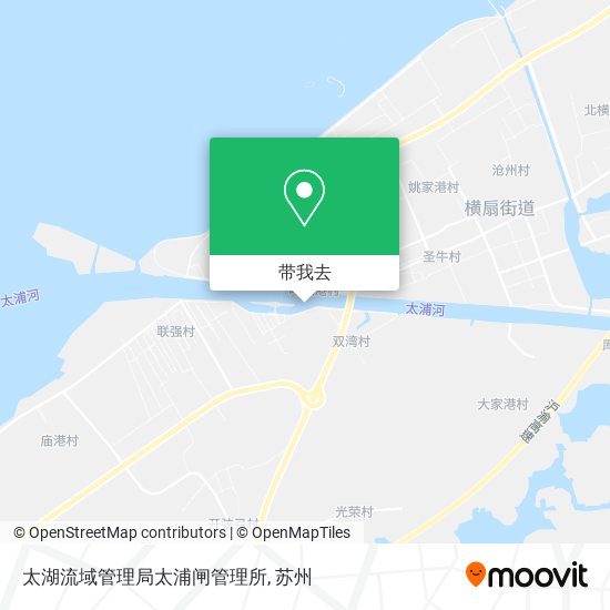 太湖流域管理局太浦闸管理所地图