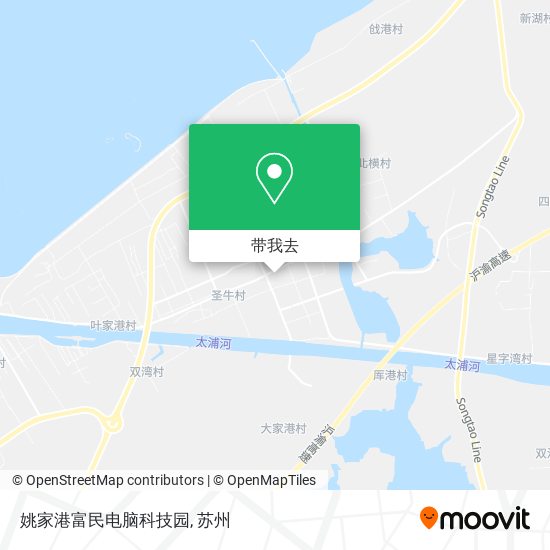 姚家港富民电脑科技园地图