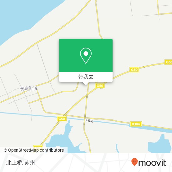 北上桥地图