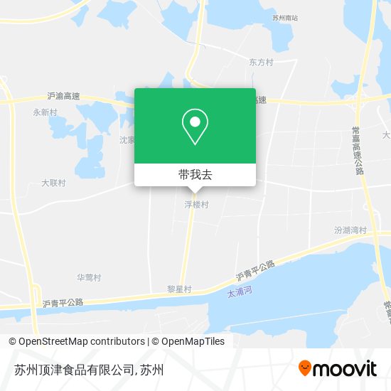 苏州顶津食品有限公司地图