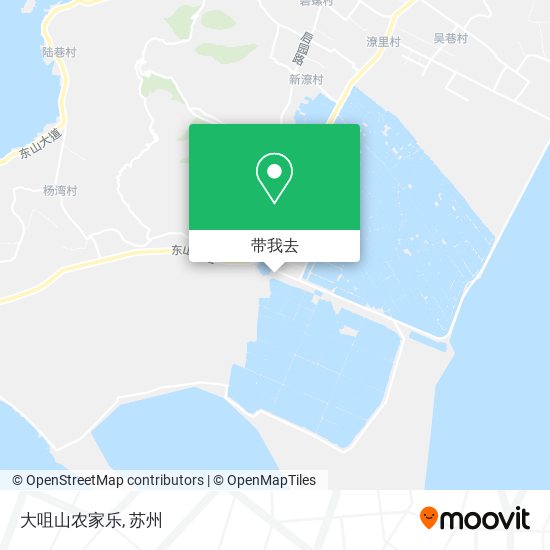 大咀山农家乐地图