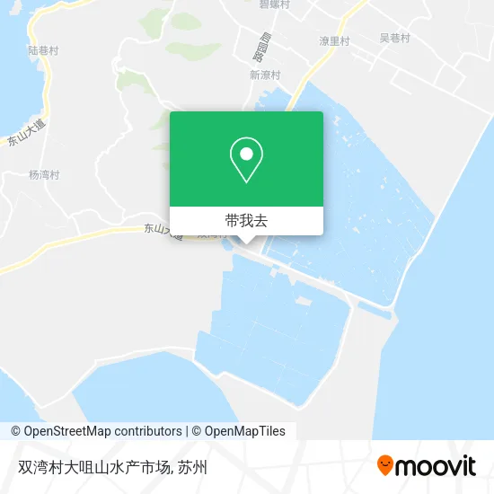 双湾村大咀山水产市场地图