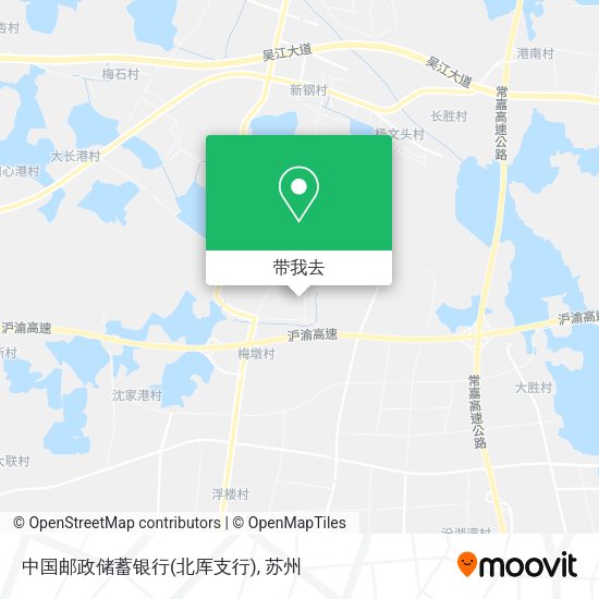 中国邮政储蓄银行(北厍支行)地图