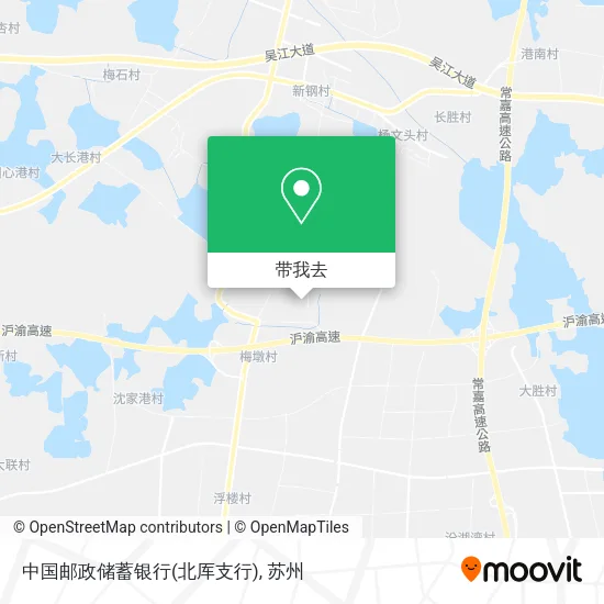 中国邮政储蓄银行(北厍支行)地图