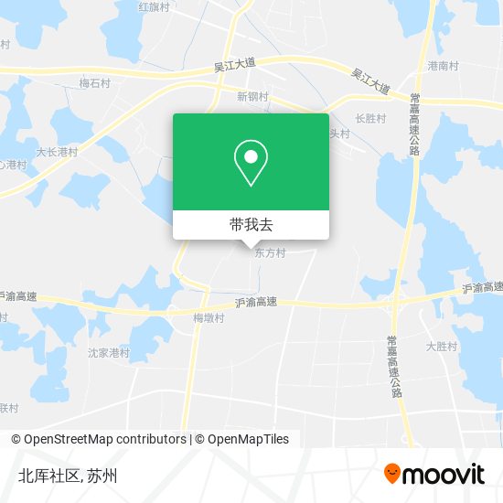 北厍社区地图