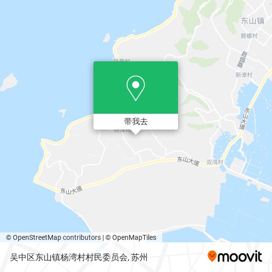 吴中区东山镇杨湾村村民委员会地图