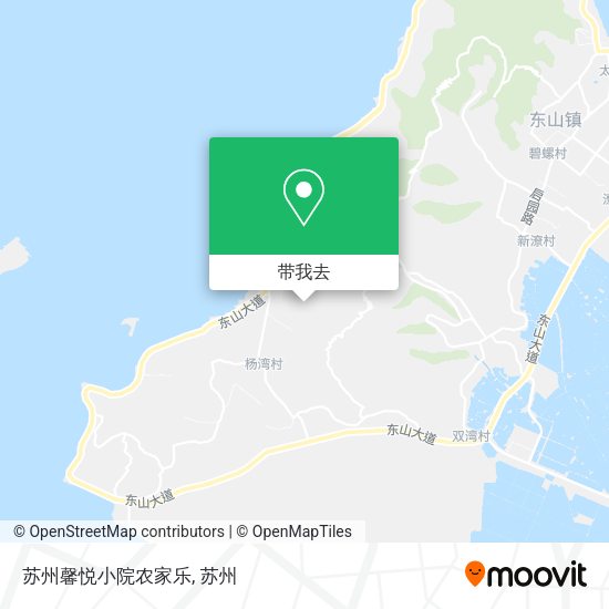 苏州馨悦小院农家乐地图