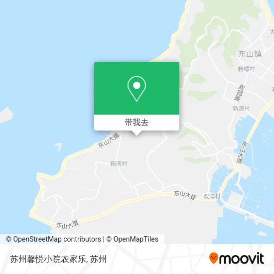 苏州馨悦小院农家乐地图