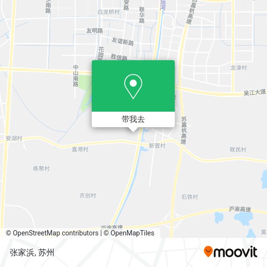 张家浜地图