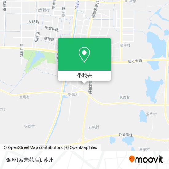 银座(紫来苑店)地图