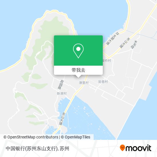 中国银行(苏州东山支行)地图
