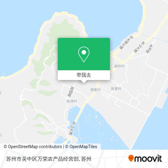苏州市吴中区万荣农产品经营部地图
