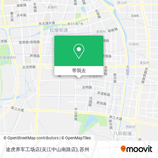 途虎养车工场店(吴江中山南路店)地图