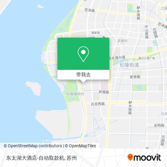 东太湖大酒店-自动取款机地图
