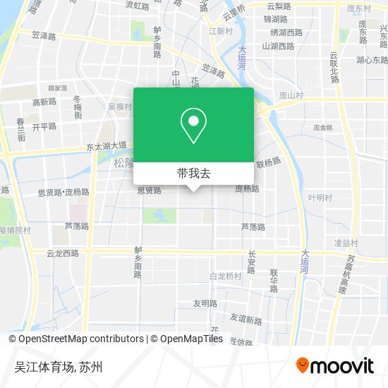 吴江体育场地图