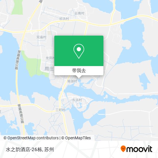 水之韵酒店-26栋地图