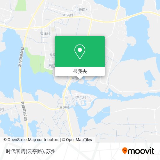 时代客房(云亭路)地图