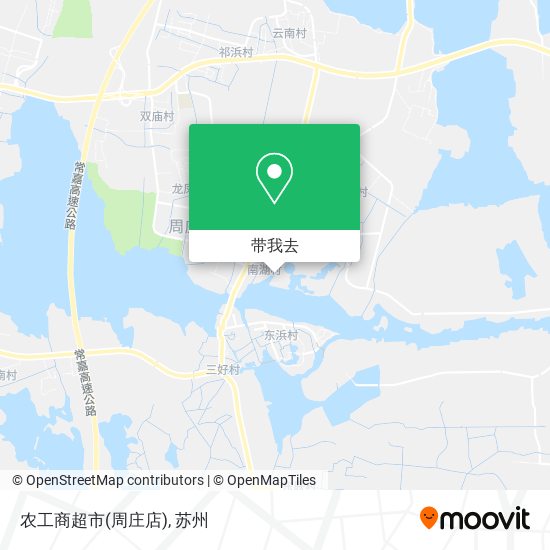 农工商超市(周庄店)地图