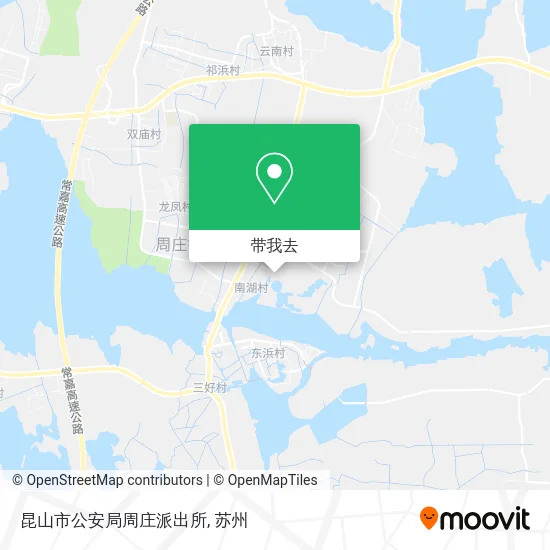 昆山市公安局周庄派出所地图
