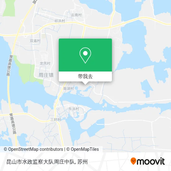 昆山市水政监察大队周庄中队地图