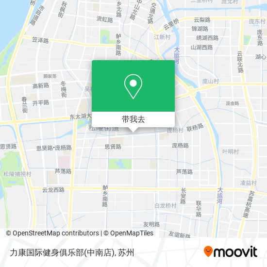 力康国际健身俱乐部(中南店)地图