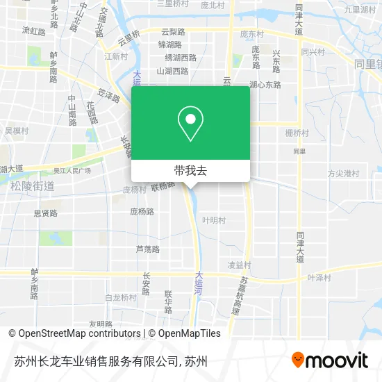 苏州长龙车业销售服务有限公司地图