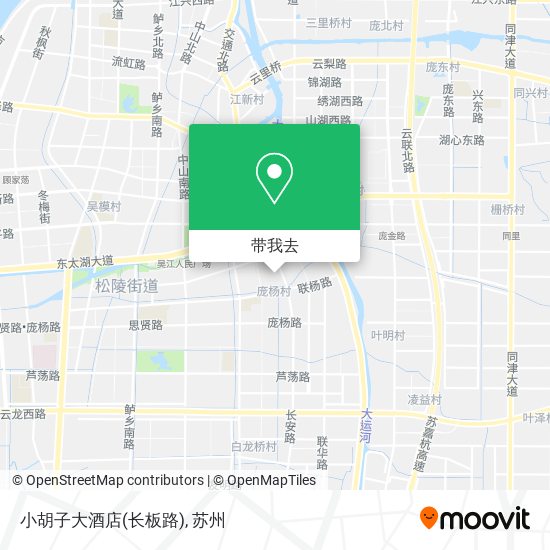 小胡子大酒店(长板路)地图