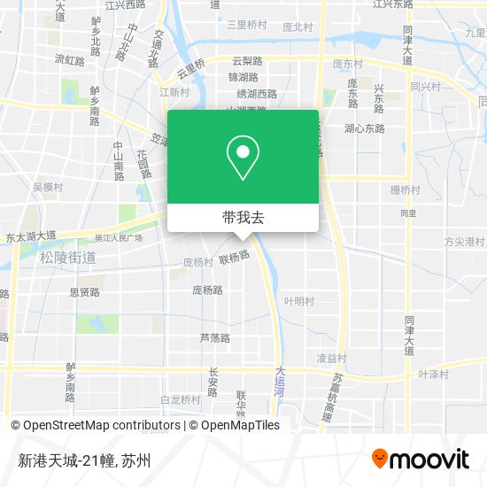 新港天城-21幢地图