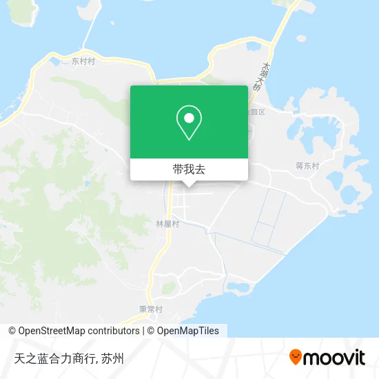 天之蓝合力商行地图