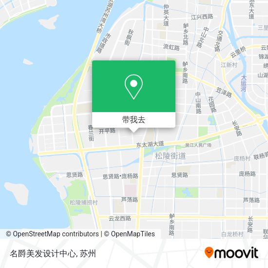 名爵美发设计中心地图