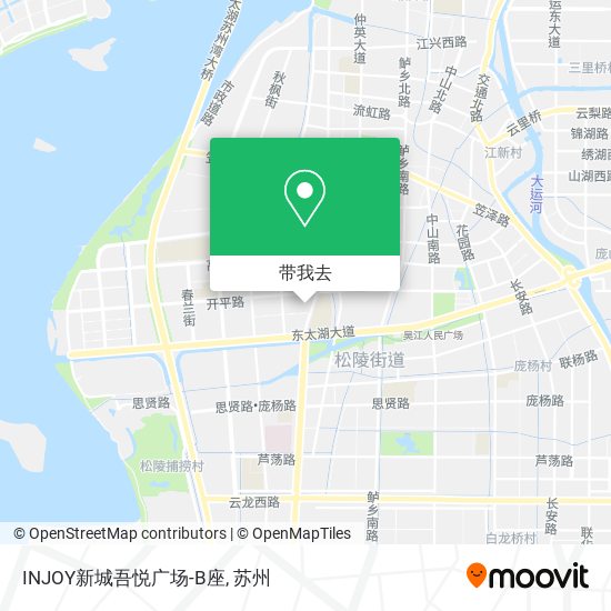 INJOY新城吾悦广场-B座地图