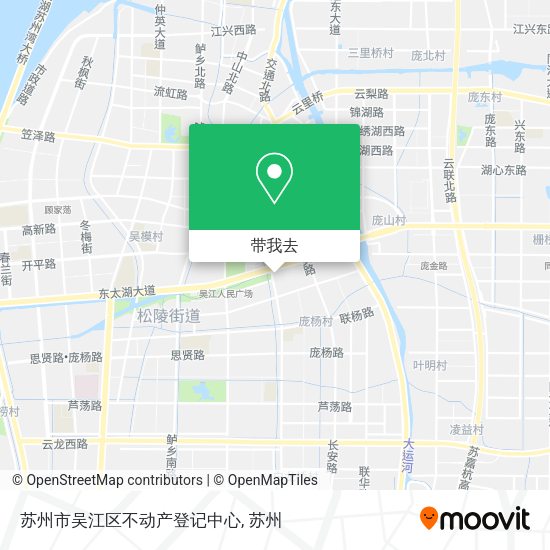 苏州市吴江区不动产登记中心地图