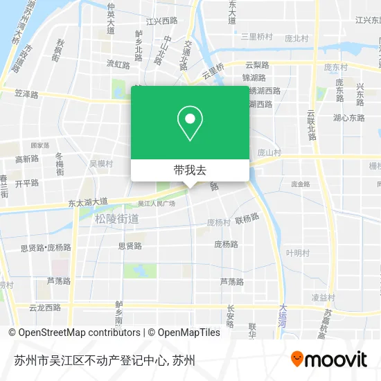 苏州市吴江区不动产登记中心地图